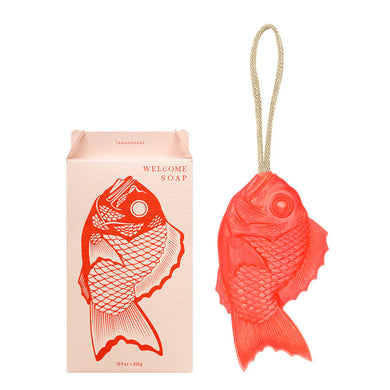 Tamanohada Welcome Gift Soap - Pomegranate and gift packaging box