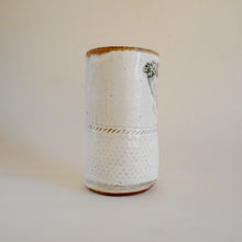 Spako Clay vase wildflower flower and textile texture