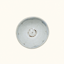 Bowl with floral pattern on white background