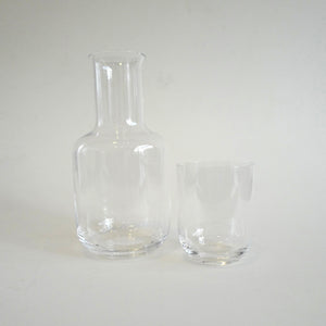 Toyo Sasaki Glass Night Carafe Set Clear glass and decanter