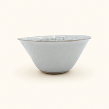 White ceramic bowl on a white background