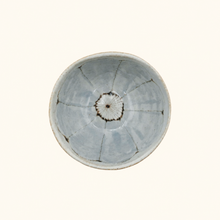 Bowl with floral pattern on white background