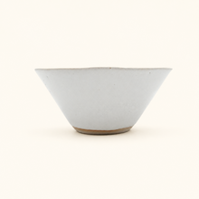 White ceramic bowl on a white background
