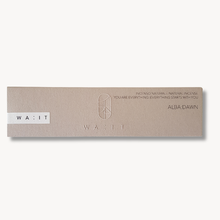 Beige packaging with 'WA:IT' branding on a white background
