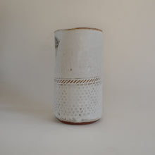 Spako Clay vase wildflower flower and textile texture