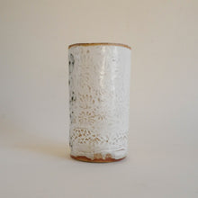 Spako Clay vase multi flower pattern and floral texture