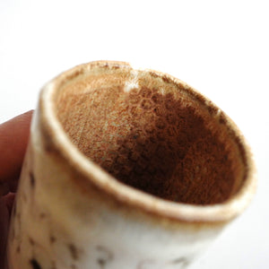 Spako Clay tumbler emboss pattern interior 