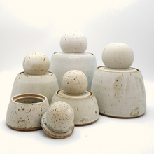 MH Studio ceramic jars on white background 