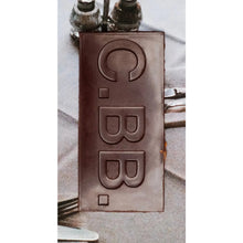 Chocolate bar on a table setting image