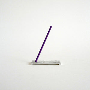Oedo-Koh: Aloeswood incense purple in color with a silver color holder. 