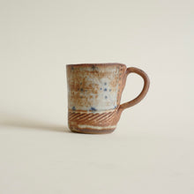 Spako Clay Demi-Tasse Cup No. 11 side view with handle on the right side. 