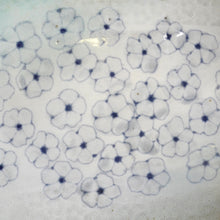 Spako Clay oval platter blue with white glaze