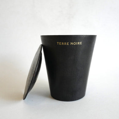 Mad et Len Terre Noire Candle vessel and lid