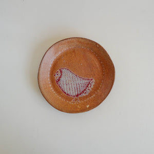 Spako Clay 6" plate bird design