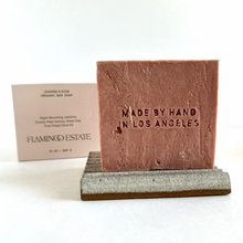 Flamingo Estate Jasmine and Rose Organic Bar Soap with box