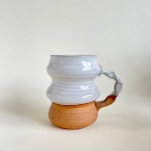 Ceramic Mug In Glossy White Glaze - The Give Store