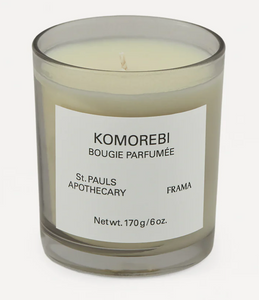 FRAMA SCENTED CANDLE | KOMOREBI IN CLEAR GLASS CONTAINER