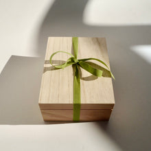 The Give Store Wellness Gift Box: Wooden Box and Ribbon
