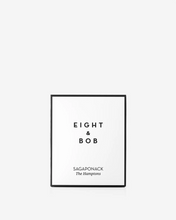 Black frame with 'EIGHT & BOB' text on a white background