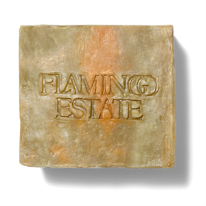 Flamingo Estate Green Goddess soap bar in white background 