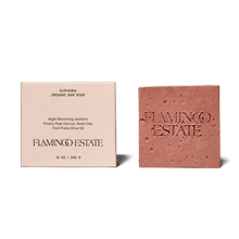 Flamingo Estate Jasmine and Rose Organic Bar Soap with box