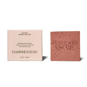 Flamingo Estate Jasmine and Rose Organic Bar Soap with box