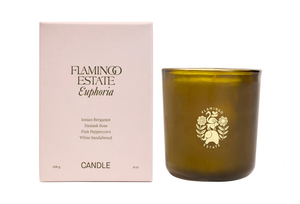 Flamingo Estate Night Blooming Jasmine & Damask Rose candle with box