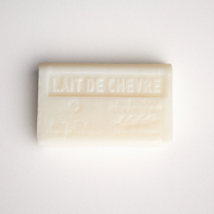 Goat's milk soap bar in rectangular shape
