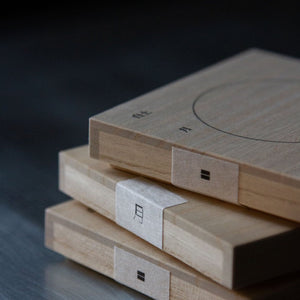 AOIRO HAKUDO MOON HALF INCENSE wooden box packaging