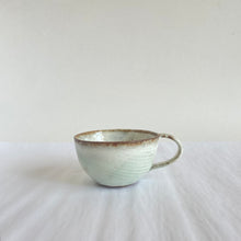 Cappuccino cup side view