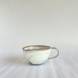cappuccino cup side view