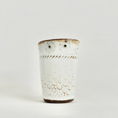 Single row of flower pattern tumbler