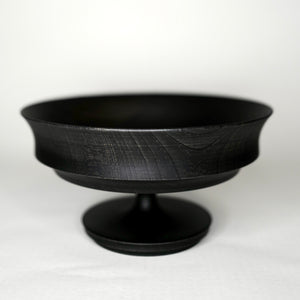 Sinafu 6.0 Stand Bowl - Hasori (Black) wooden stand. 