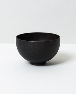 Tsumugi Wooden Bowl - Sensai, Black