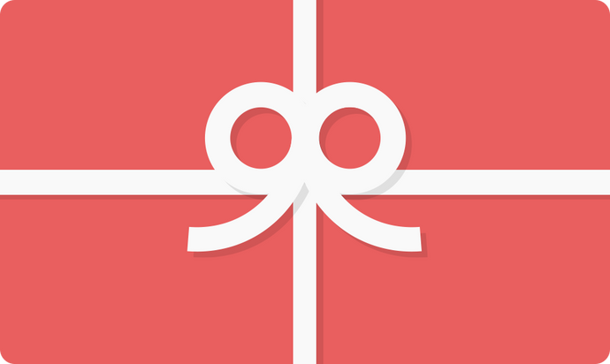 A computer graphic rendering of a gift card. 