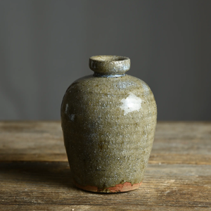 Bud Vase in Ash Glaze, Locally Foraged Clay and Glaze - The Give Store