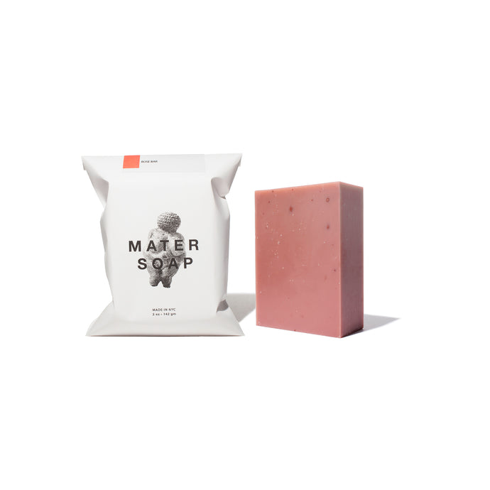 Rectangular shape Mater Rose Bar Soap with brand paper package Wrapping. 